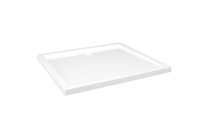 Suihkualusta suorakaide ABS valkoinen 80x90 cm - Valkoinen - Talo & remontointi - Keittiö & kylpyhuone - Kylpyhuone - Kylpyhuonetarvikkeet - Muuta