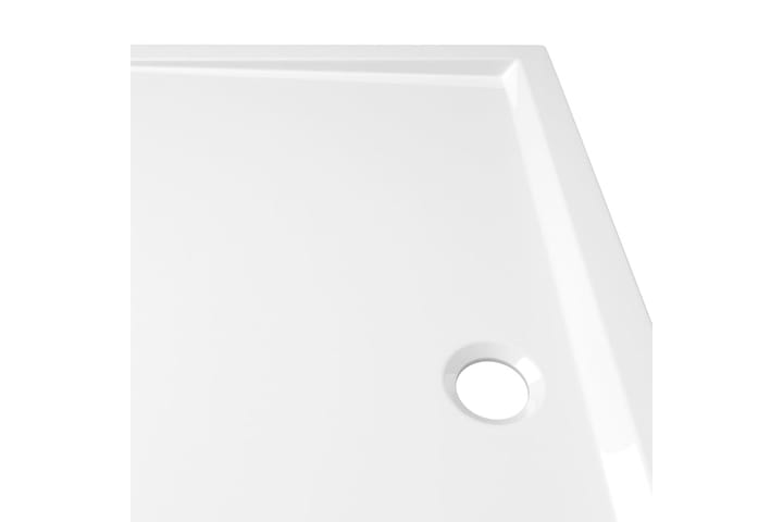 Suihkualusta suorakaide ABS valkoinen 80x90 cm - Valkoinen - Talo & remontointi - Keittiö & kylpyhuone - Kylpyhuone - Kylpyhuonetarvikkeet - Muuta