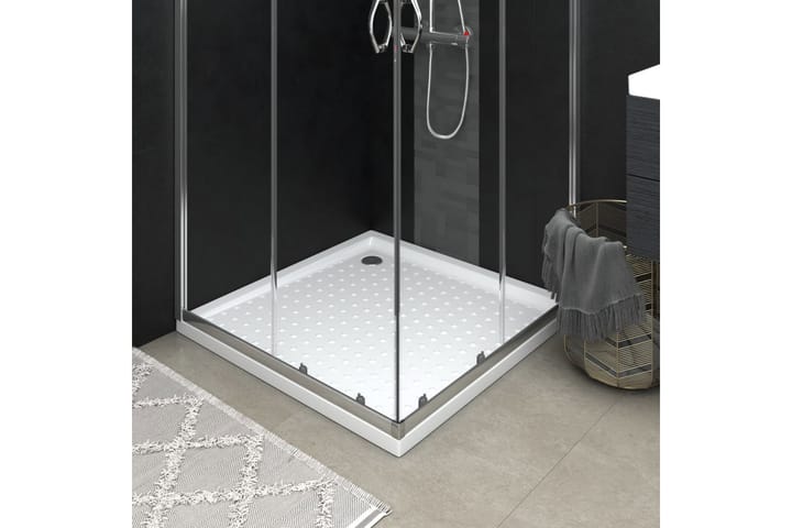 Suihkualusta valkoinen 90x90x4 cm ABS - Talo & remontointi - Keittiö & kylpyhuone - Kylpyhuone - Kylpyhuonetarvikkeet - Muuta