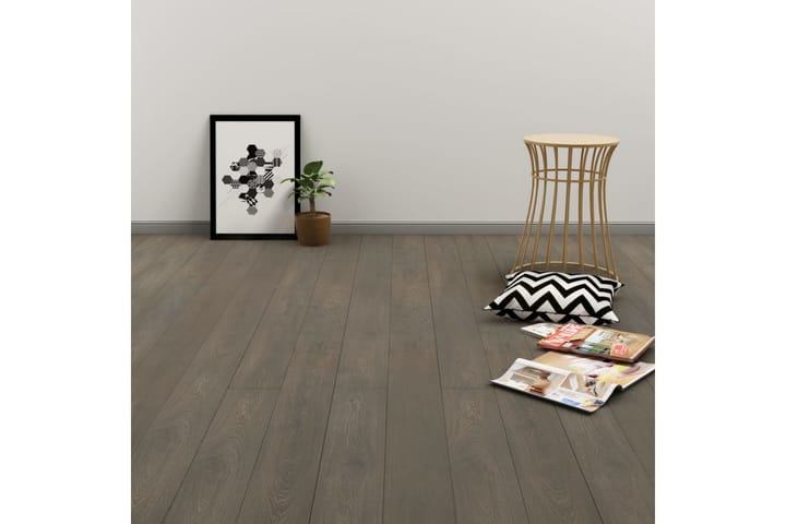 Itsekiinnittyvä lattialankku 4,46m² 3mm PVC harmaa ja ruskea - Harmaa - Talo & remontointi - Keittiö & kylpyhuone - Kylpyhuone - Kylpyhuonetarvikkeet - Wc-istuimen kannet