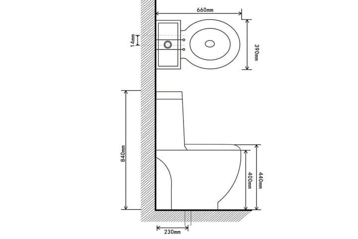 Keraaminen WC-istuin pyöreä alapuolinen veden virtaus musta - Musta - Talo & remontointi - Keittiö & kylpyhuone - Kylpyhuone - Kylpyhuonetarvikkeet - Wc-istuimen kannet