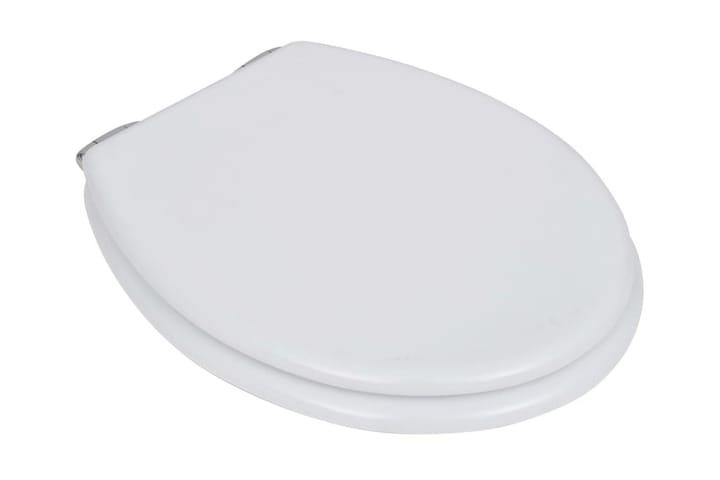 WC-istuin soft close MDF yksinkertainen muotoilu valkoinen - Valkoinen - Talo & remontointi - Keittiö & kylpyhuone - Kylpyhuone - WC-istuimet - WC-istuimen kansi