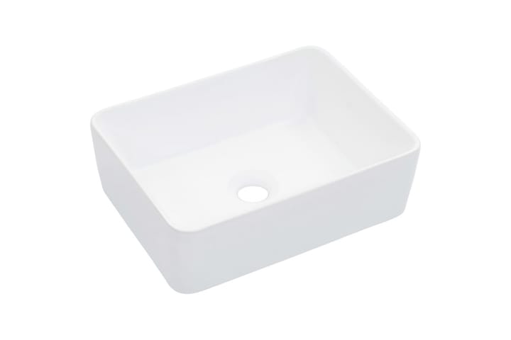 Pesuallas 40x30x13 cm keraaminen valkoinen - Valkoinen - Talo & remontointi - Keittiö & kylpyhuone - Kylpyhuone - Pesualtaat - Pesuallas