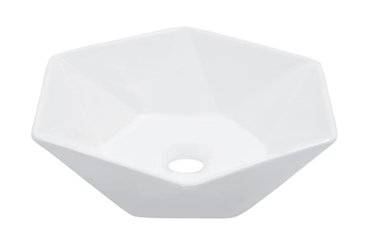 Pesuallas 41x36,5x12 cm keraaminen valkoinen - Valkoinen - Talo & remontointi - Keittiö & kylpyhuone - Kylpyhuone - Kylpyhuonetarvikkeet - Wc-paperitelineet