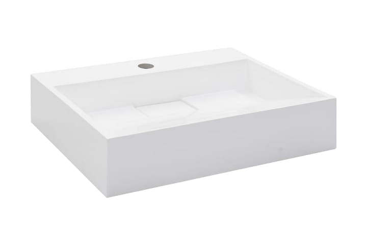 Pesuallas 50x38x13 cm mineraali-/marmorivalu valkoinen - Valkoinen - Talo & remontointi - Keittiö & kylpyhuone - Kylpyhuone - Pesualtaat - Pesuallas