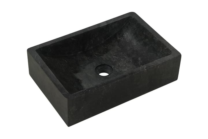 Pesuallas marmori 45x30x12 cm musta - Musta - Talo & remontointi - Keittiö & kylpyhuone - Kylpyhuone - Suihkut - Suihkusetit