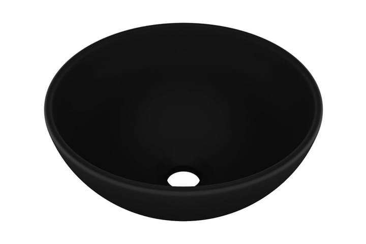 Ylellinen pesuallas pyöreä matta musta 32,5x14 cm keraami - Talo & remontointi - Keittiö & kylpyhuone - Kylpyhuone - Pesualtaat - Pesuallas