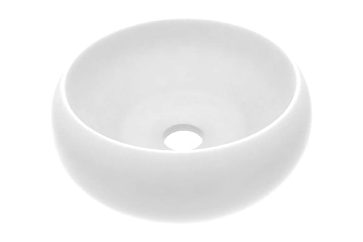Ylellinen pesuallas pyöreä matta valkoinen 40x15 cm keraami - Talo & remontointi - Keittiö & kylpyhuone - Kylpyhuone - Pesualtaat - Pesuallas
