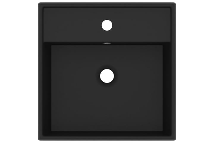 Ylellinen pesuallas ylivuotoaukolla neliö musta 41x41cm - Talo & remontointi - Keittiö & kylpyhuone - Kylpyhuone - Pesualtaat - Pesuallas