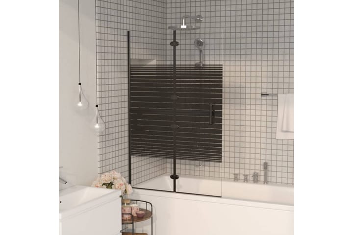 Taittuva suihkuseinä ESG 80x140 cm musta - Talo & remontointi - Keittiö & kylpyhuone - Kylpyhuone - Suihkukalusteet - Suihkuseinät
