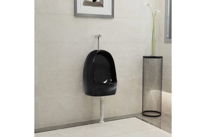 Seinään kiinnitettävä pisoaari keraaminen musta - Musta - Talo & remontointi - Keittiö & kylpyhuone - Kylpyhuone - WC-istuimet - Seinä-WC