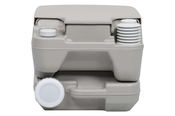 Kannettava retkeily-WC harmaa 10 + 10 l - Talo & remontointi - Keittiö & kylpyhuone - Kylpyhuone - WC-istuimet - WC-istuin kaksoishuuhtelu