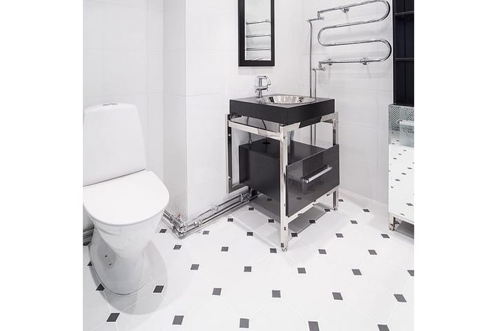 Lattialaatta Oktagon White 20X20 - Talo & remontointi - Keittiö & kylpyhuone - Kylpyhuone - Kylpyhuonekalusteet - Kylpyhuonekalustepaketit