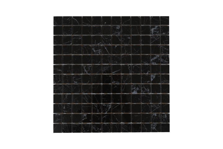 Mosaiikki Carrara Musta 2,4X2,4 - Talo & remontointi - Keittiö & kylpyhuone - Seinälaatat & Lattialaatat - Mosaiikki - Marmorikuvioitu mosaiikki