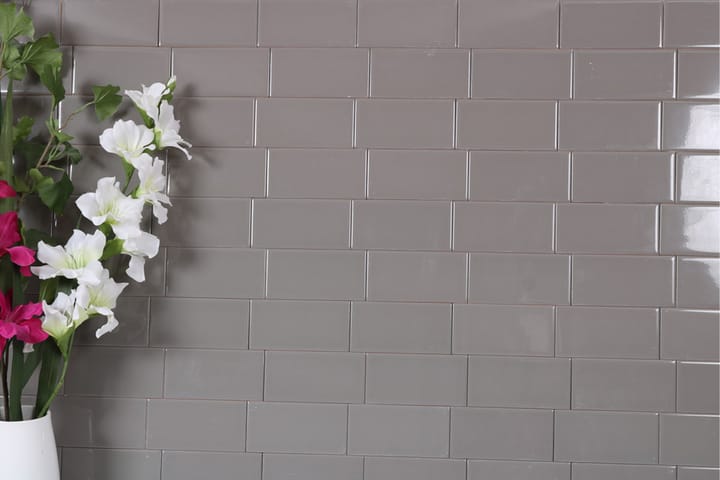 Seinälaatta Plan Grey 7,5X15 - Talo & remontointi - Keittiö & kylpyhuone - Seinälaatat & Lattialaatat - Seinälaatat - Yksiväriset seinälaatat