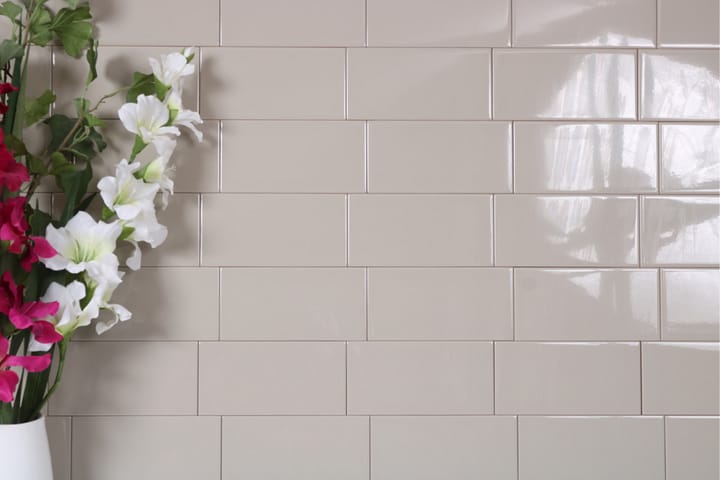 Seinälaatta Plan Light Grey 10X20 - Talo & remontointi - Keittiö & kylpyhuone - Seinälaatat & Lattialaatat - Seinälaatat - Yksiväriset seinälaatat