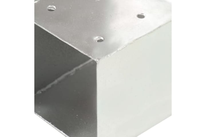 Tolppaliitin T-muoto galvanoitu metalli 81x81 mm - Talo & remontointi - Näkösuojat & aitaukset - Aita - Aitatolpat