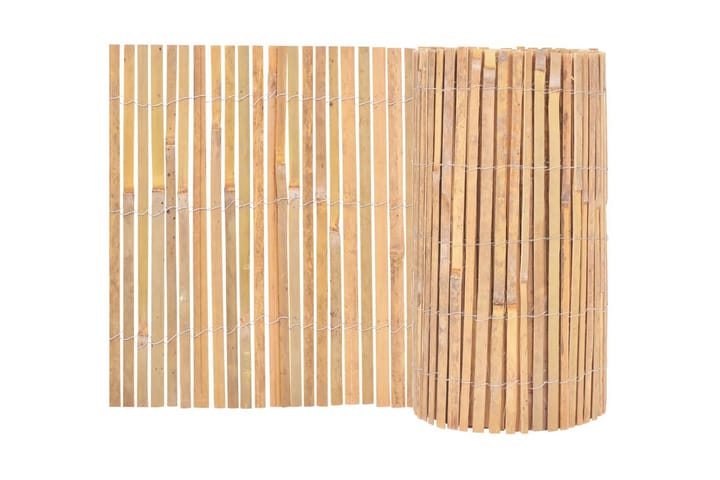 Bambuaita 1000x50 cm - Ruskea - Talo & remontointi - Näkösuojat & aitaukset - Aitaus - Puutarha-aitaus & paneeliaita