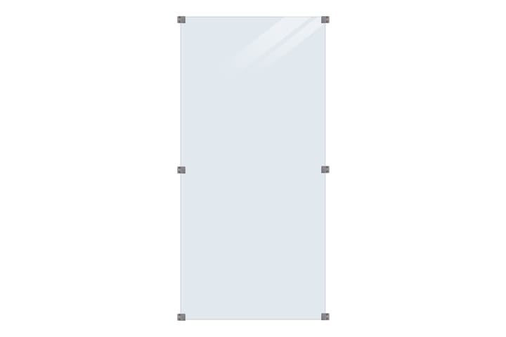PLUS Aita kirkkaalla lasilla 90x180 cm - Talo & remontointi - Näkösuojat & aitaukset - Kaide - Lasikaide