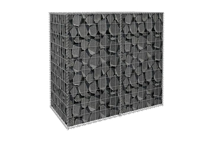 Kivikori galvanoitu teräs 100x50x100 cm - Hopea - Kodintekstiilit - Matot - Moderni matto - Viskoosimatto & keinosilkkimatto