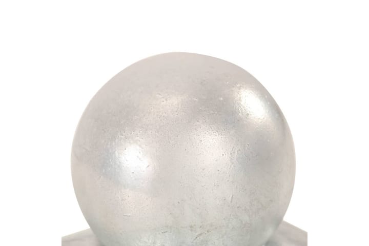 Pallon muotoiset tolpan kärjet 6 kpl galvanoitu metalli 81x8 - Talo & remontointi - Näkösuojat & aitaukset - Näkösuojat & aitaukset lisävarusteet