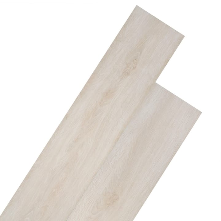 Itsekiinnittyvä PVC-lattialankku 5,02m² 2mm Tammi Valkoinen - Ruskea - Talo & remontointi - Rakentaminen - Kumi & muovi - Itsekiinnittyvä muovi