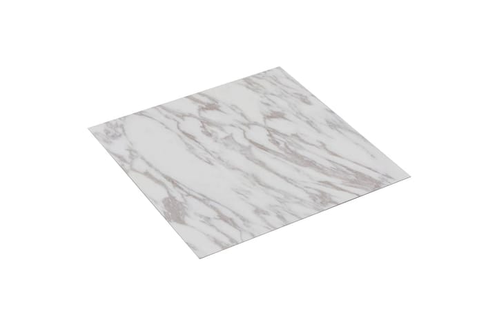 Itsekiinnittyvä PVC Lattialankku 5,11m² valkoinen marmori - Valkoinen - Talo & remontointi - Rakentaminen - Kumi & muovi - Itsekiinnittyvä muovi
