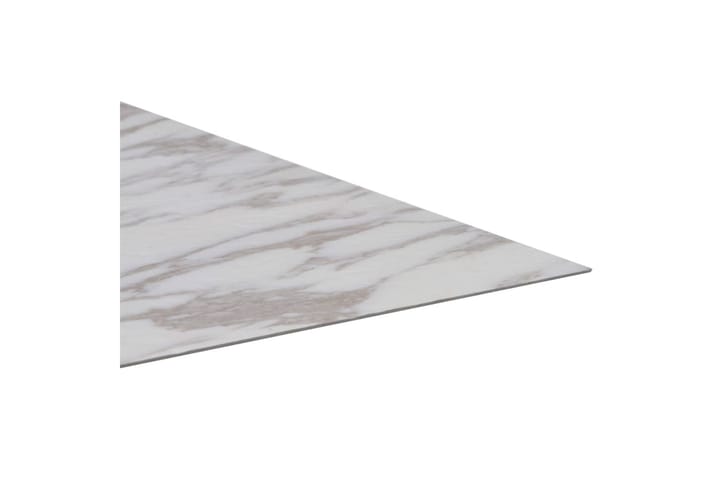 Itsekiinnittyvä PVC Lattialankku 5,11m² valkoinen marmori - Valkoinen - Talo & remontointi - Rakentaminen - Kumi & muovi - Itsekiinnittyvä muovi