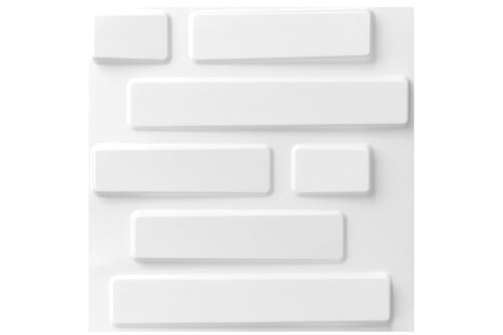 WallArt 24 kpl 3D-seinäpaneeleja GA-WA02 Bricks - Valkoinen - Talo & remontointi - Rakentaminen - Lattiat & seinät & katot - Lattia & seinäpinnat