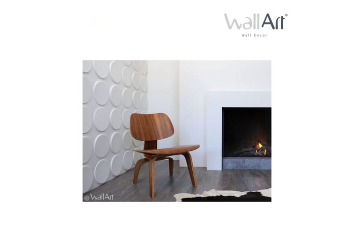 WallArt 3D Seinäpaneelit Ellipses 12 kpl GA-WA03 - Valkoinen - Talo & remontointi - Rakentaminen - Lattiat & seinät & katot - Lattia & seinäpinnat