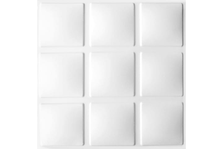 WallArt Seinäpaneelit 3D Cubes 12 kpl GA-WA07 - Valkoinen - Talo & remontointi - Rakentaminen - Lattiat & seinät & katot - Lattia & seinäpinnat