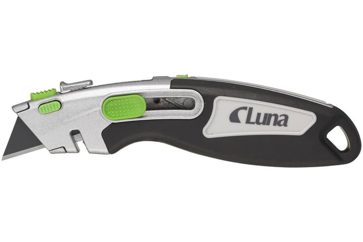 Yleisveitsi Luna Tools LUK-20FS 17,5 cm Sinkki/Kumi - Luna Tools - Talo & remontointi - Työkalut & koneet - Käsityökalut - Työkaluveitsi