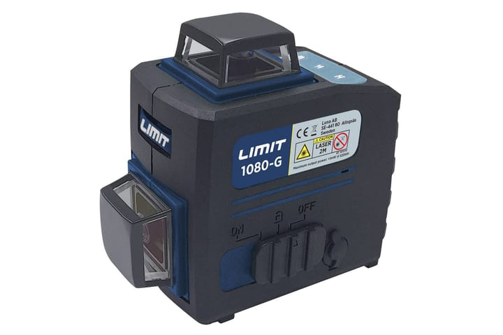 Moniristilaser Limit 1080-G Vihreä kolmijalalla - Talo & remontointi - Työkalut & koneet - Mittaustyökalut & merkkaus - Lasermittalaite