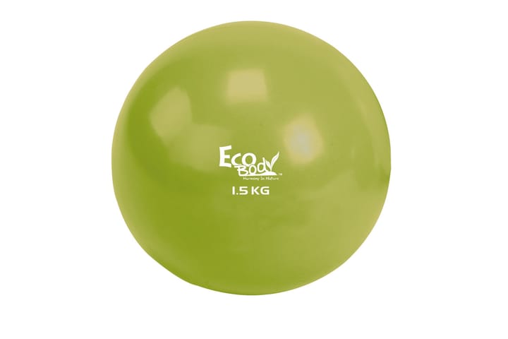 Ecobody Toning ball 1,5 kg - Vihreä - Urheilu & vapaa-aika - Kotikuntosali - Kuntoilutarvikkeet - Pilatespallo