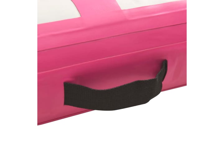 Täytettävä voimistelumatto pumpulla 200x200x10 cm PVC pinkki - Pinkki - Urheilu & vapaa-aika - Kotikuntosali - Kuntoilutarvikkeet