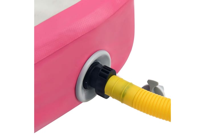 Täytettävä voimistelumatto pumpulla 200x200x10 cm PVC pinkki - Pinkki - Urheilu & vapaa-aika - Kotikuntosali - Kuntoilutarvikkeet