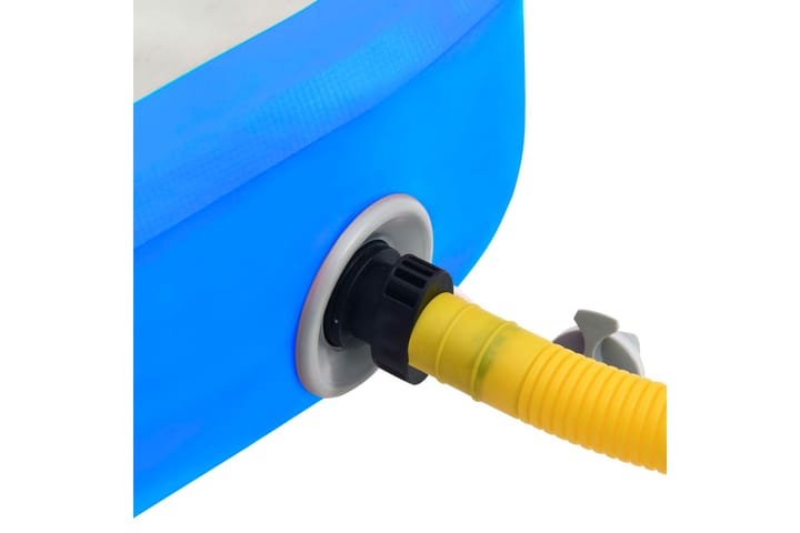 Täytettävä voimistelumatto pumpulla 300x100x15cm PVC sininen - Sininen - Urheilu & vapaa-aika - Kotikuntosali - Kuntoilutarvikkeet