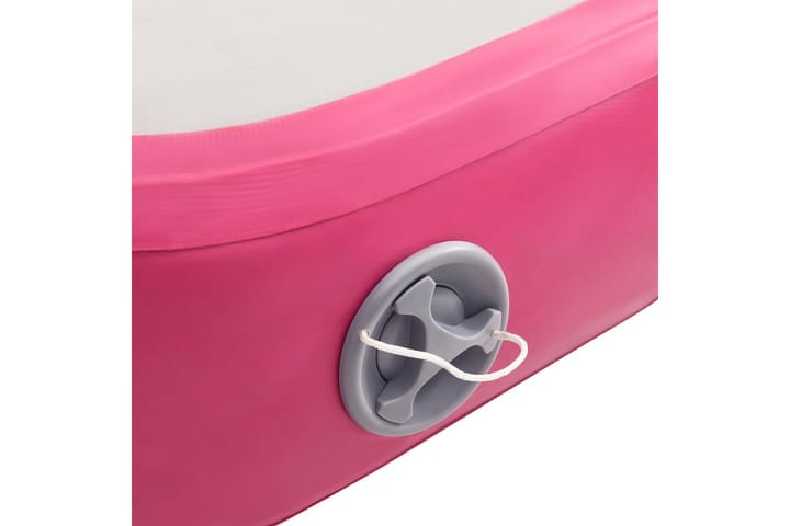 Täytettävä voimistelumatto pumpulla 60x100x10 cm PVC pinkki - Pinkki - Urheilu & vapaa-aika - Kotikuntosali - Kuntoilutarvikkeet