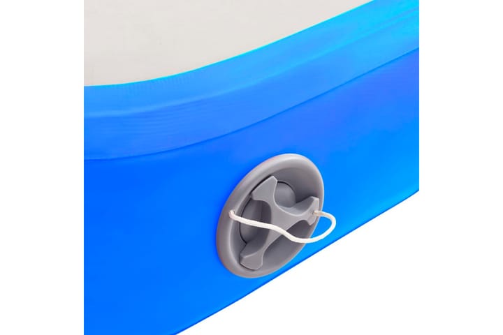 Täytettävä voimistelumatto pumpulla 700x100x20cm PVC sininen - Sininen - Urheilu & vapaa-aika - Kotikuntosali - Kuntoilutarvikkeet