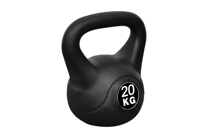 Kahvakuula 20 kg - Musta - Urheilu & vapaa-aika - Kotikuntosali - Painot & tangot
