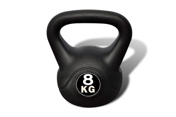Kahvakuula 8 kg - Musta - Urheilu & vapaa-aika - Kotikuntosali - Painot & tangot