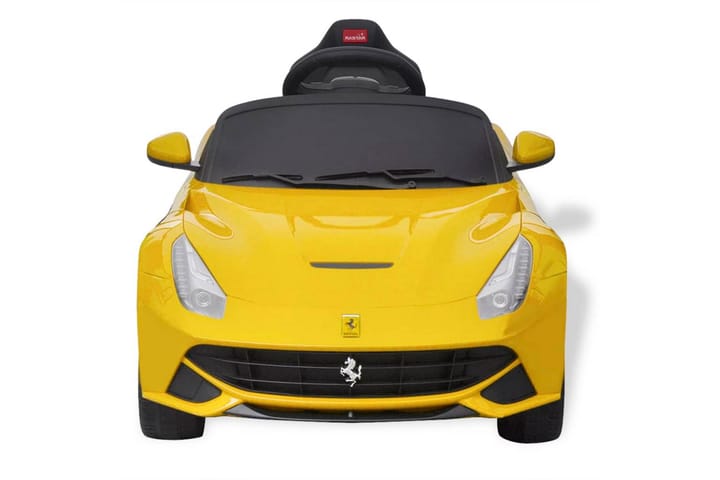 Ajettava Leluauto "Ferrari F12" Keltainen 6V kauko-ohjauksel - Keltainen - Urheilu & vapaa-aika - Leikki & liikunta - Leikkiajoneuvot & harrastusajoneuvot - Sähköauto lapsille