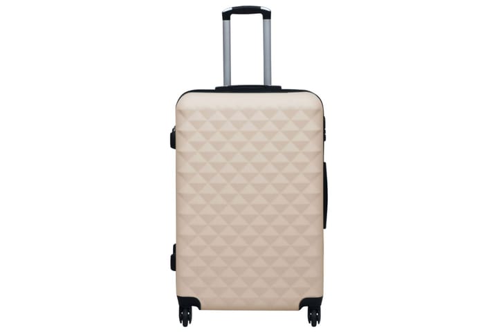 Kovapintainen matkalaukku kulta ABS - Kodintekstiilit - Matot - Moderni matto - Kuviollinen matto