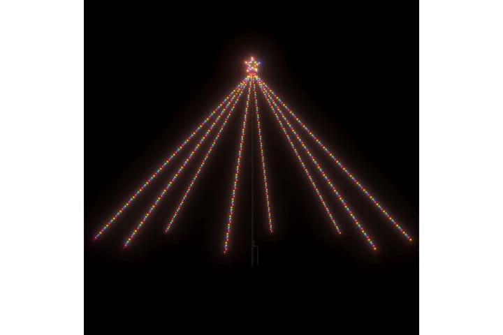 Joulukuusen valot sisä-/ulkokäyttöön 576 x LED värikäs 3,6 m - Monivärinen - Valaistus - Jouluvalaistus - Jouluvalot ulos