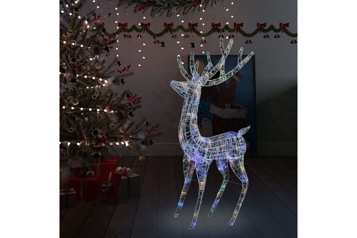 Jouluporo akryyli XXL 250 LED-valoa 180 cm värikäs - Valaistus - Jouluvalaistus - Jouluvalot ulos