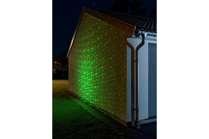 Laserlamppu Punainen ja Vihreä LED Musta - Konstsmide - Valaistus - Jouluvalaistus - Jouluvalot ulos