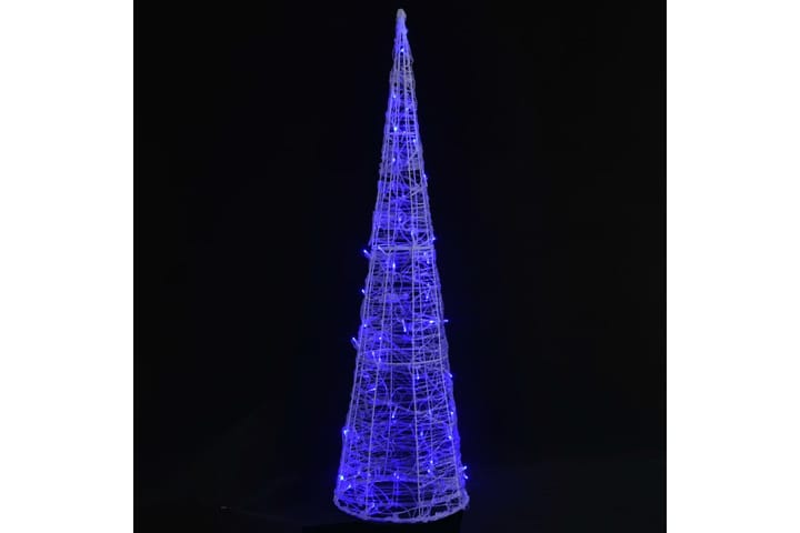 LED-koristevalopyramidi sininen akryyli 120 cm - Sininen - Valaistus - Jouluvalaistus - Jouluvalot ulos