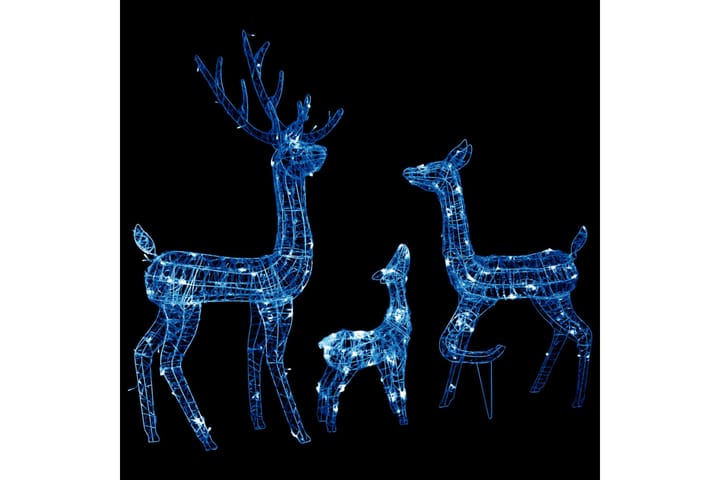 Poroperhe joulukoriste akryyli 300 LED-valoa sininen - Sininen - Valaistus - Jouluvalaistus - Jouluvalot ulos