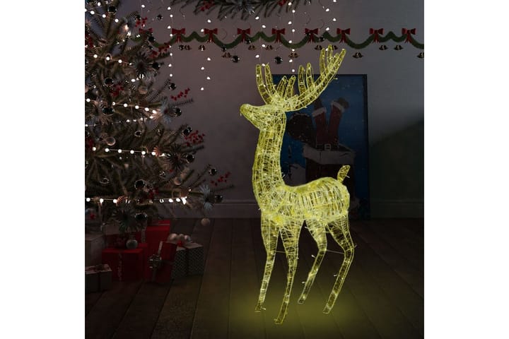 XXL Jouluporo akryyli 250 LED-valoa 180 cm lämmin valkoinen - Valaistus - Jouluvalaistus - Jouluvalot ulos
