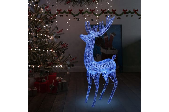 XXL Jouluporo akryyli 250 LED-valoa 180 cm sininen - Valaistus - Jouluvalaistus - Jouluvalot ulos